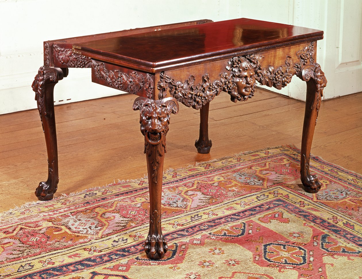 Kartentisch, ca. 1740 von English School