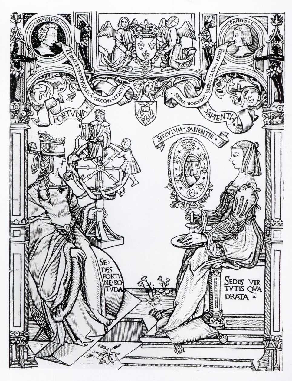 Fortuna und Weisheit von English School