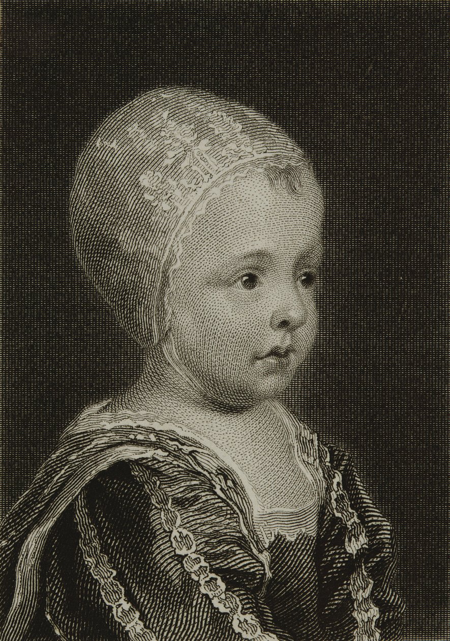 Jakob II. (1633-1701) als Kind von English School