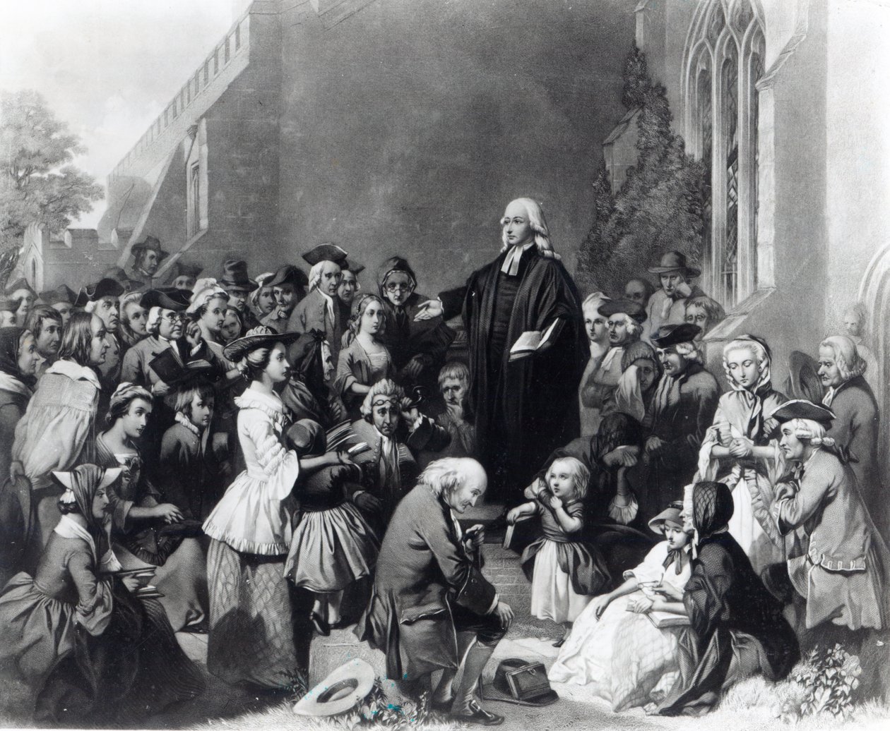 John Wesley predigt von English School