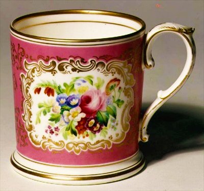 Longton Hall Trembly Rose Tasse, ca. 1755 von English School