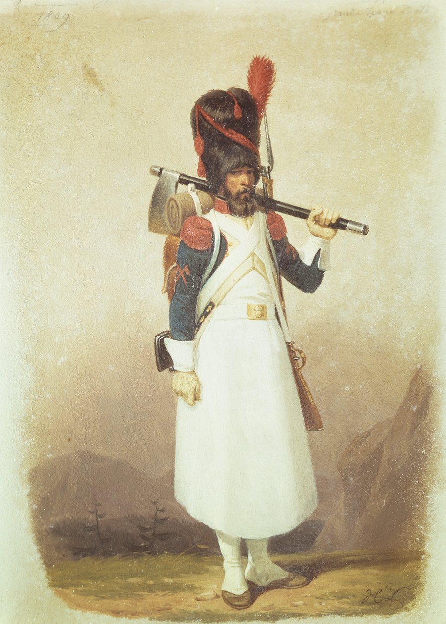 Napoleonischer Soldat, 1811 von English School