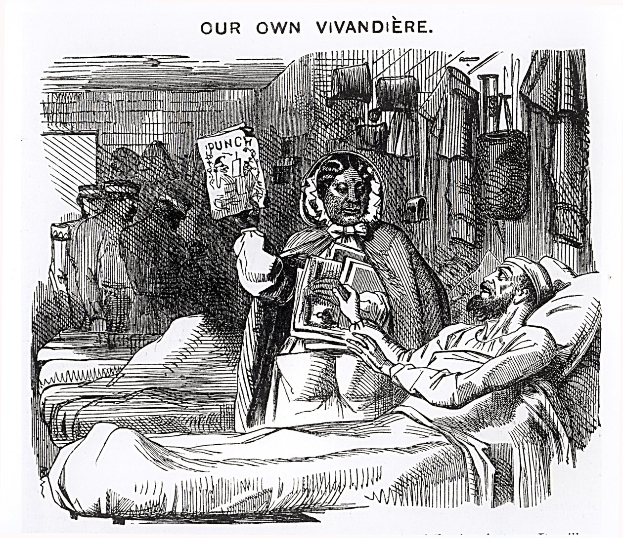 Unsere eigene Vivandiere, Mrs. Seacole, dargestellt in 