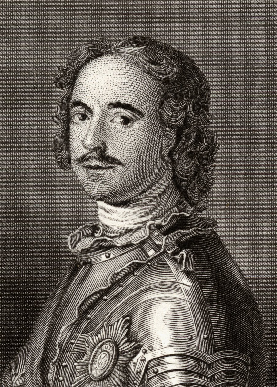 Peter I. (1672-1725) Peter der Große, Zar von Russland von English School