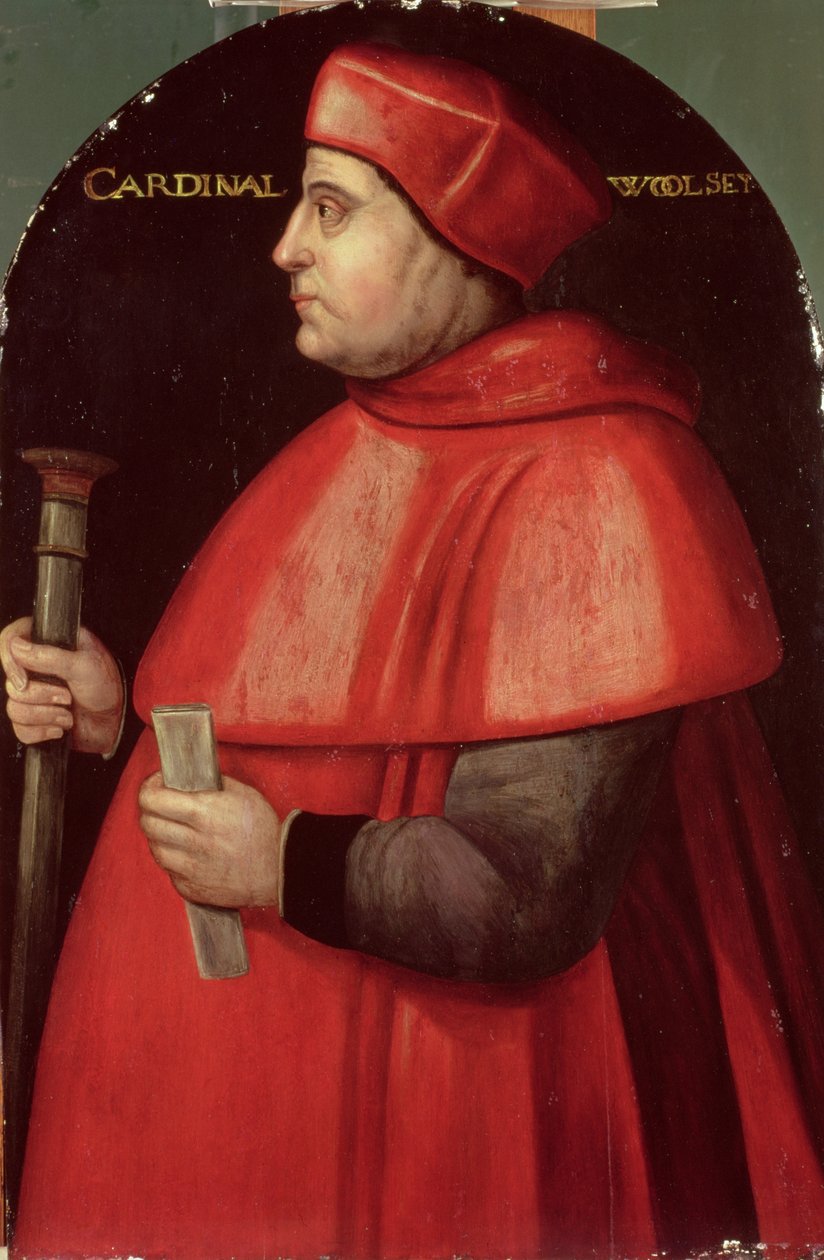 Porträt von Kardinal Thomas Wolsey (ca. 1475-1530) von English School
