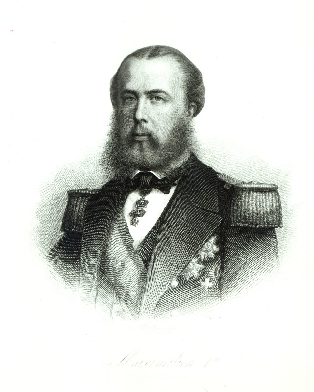 Porträt von Kaiser Maximilian von Mexiko, 1864 von English School