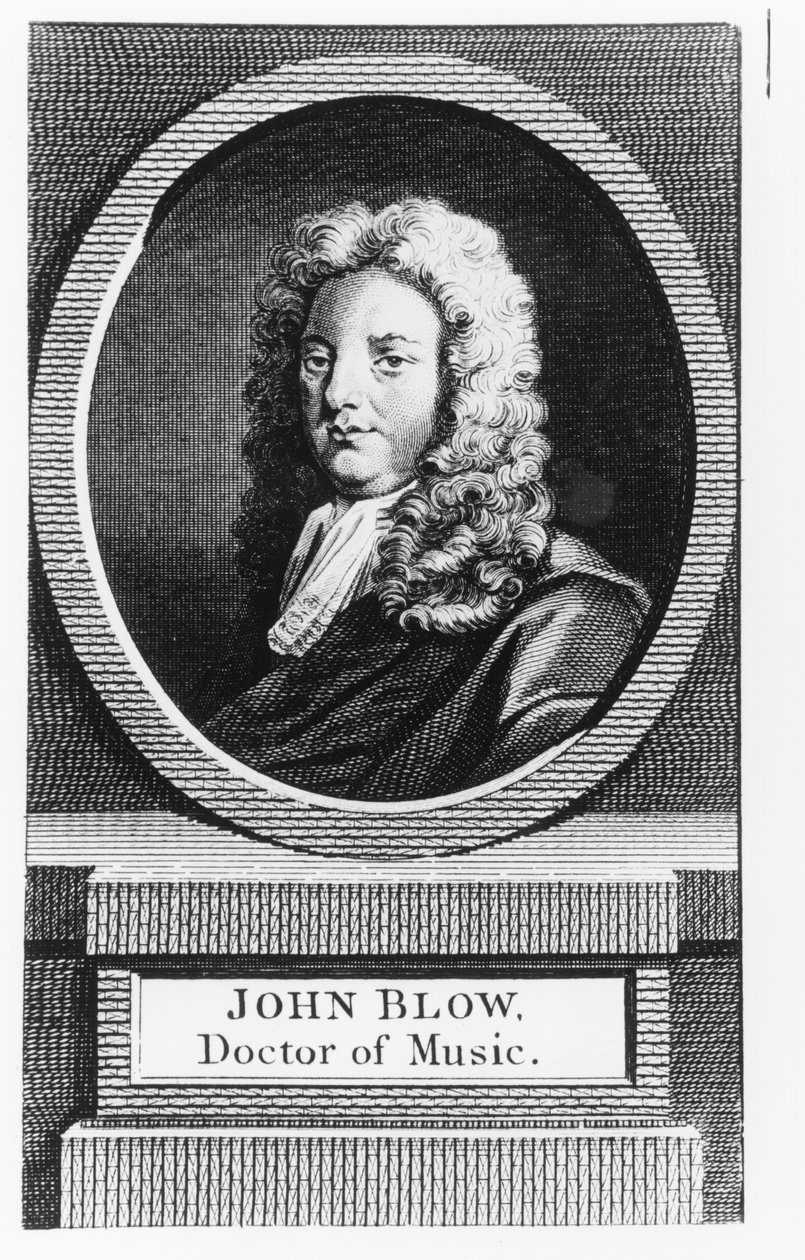Porträt von John Blow (1649-1708) von English School