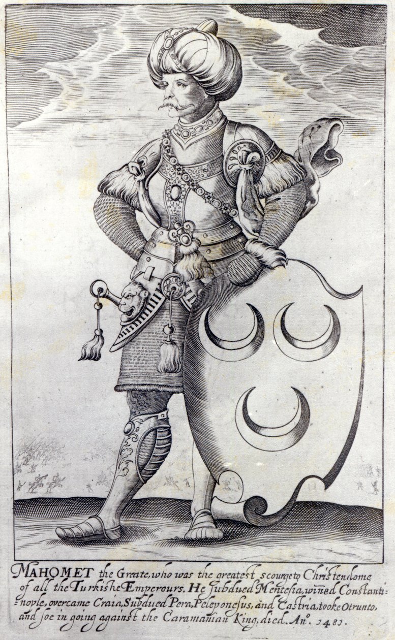 Porträt von Mehmed II. von English School