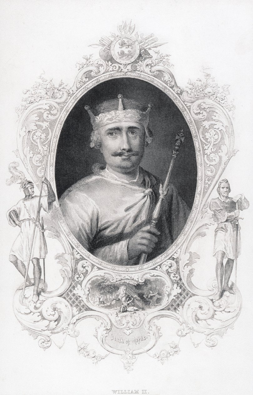 Porträt von Wilhelm II. (1056-1100) von English School