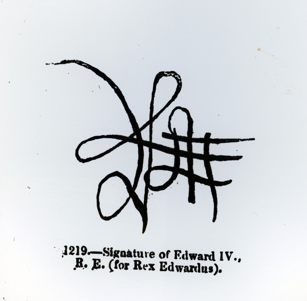 Unterschrift von Edward IV. (1442-83) von English School