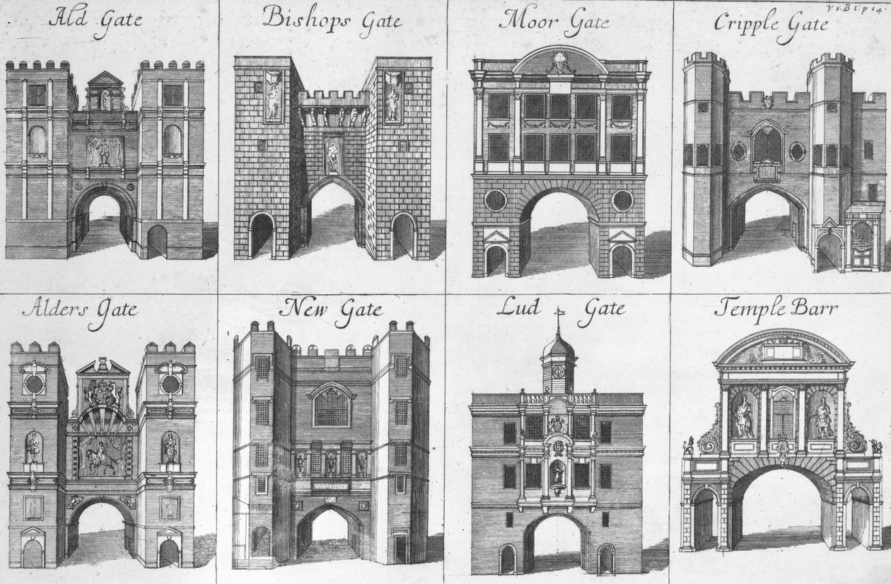 Die acht Tore der Stadt London von English School