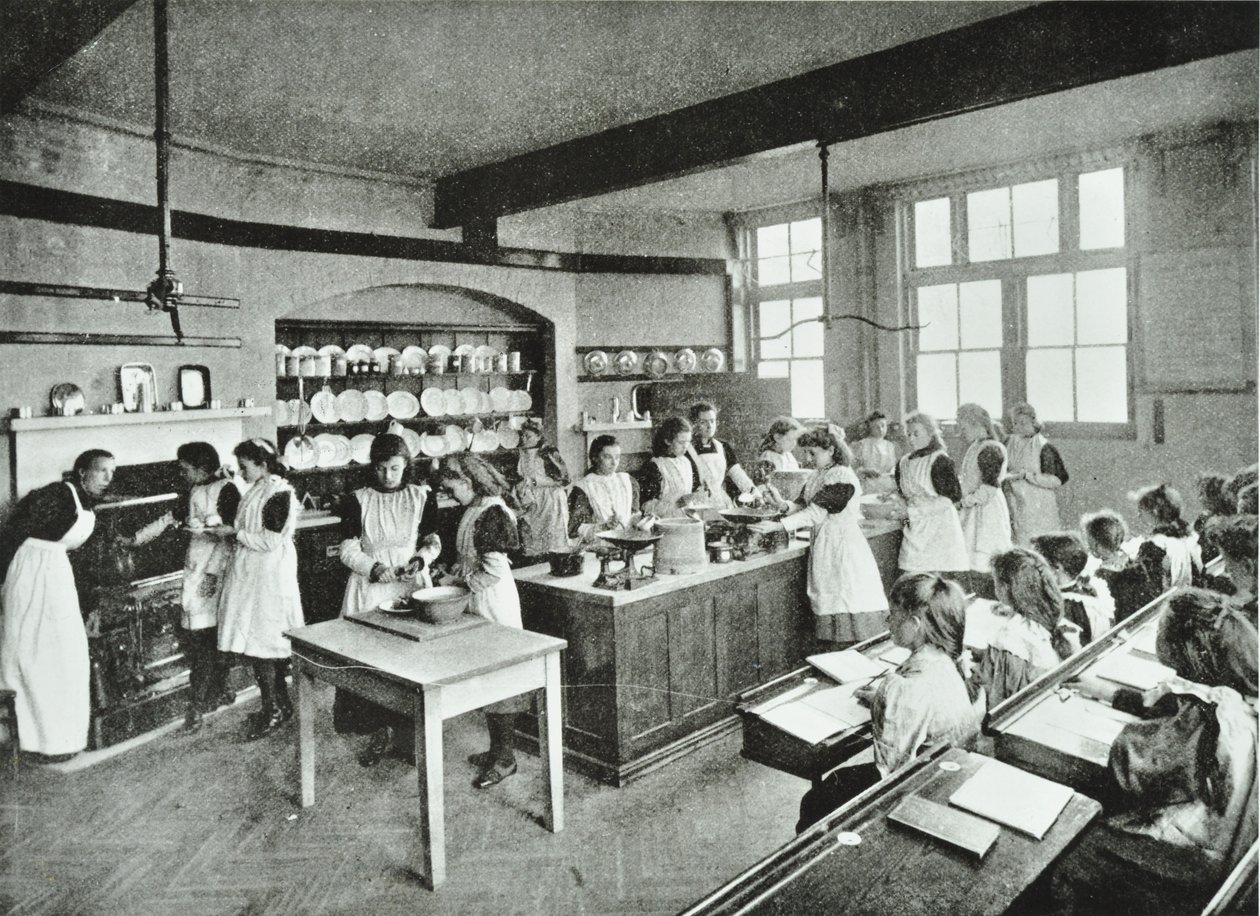 Kochkurs, 1896 von English Photographer