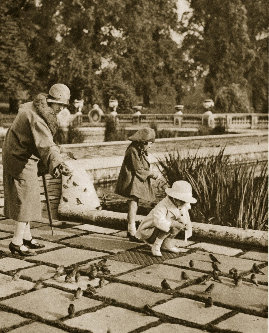 Spatzen füttern im Hyde Park von English Photographer