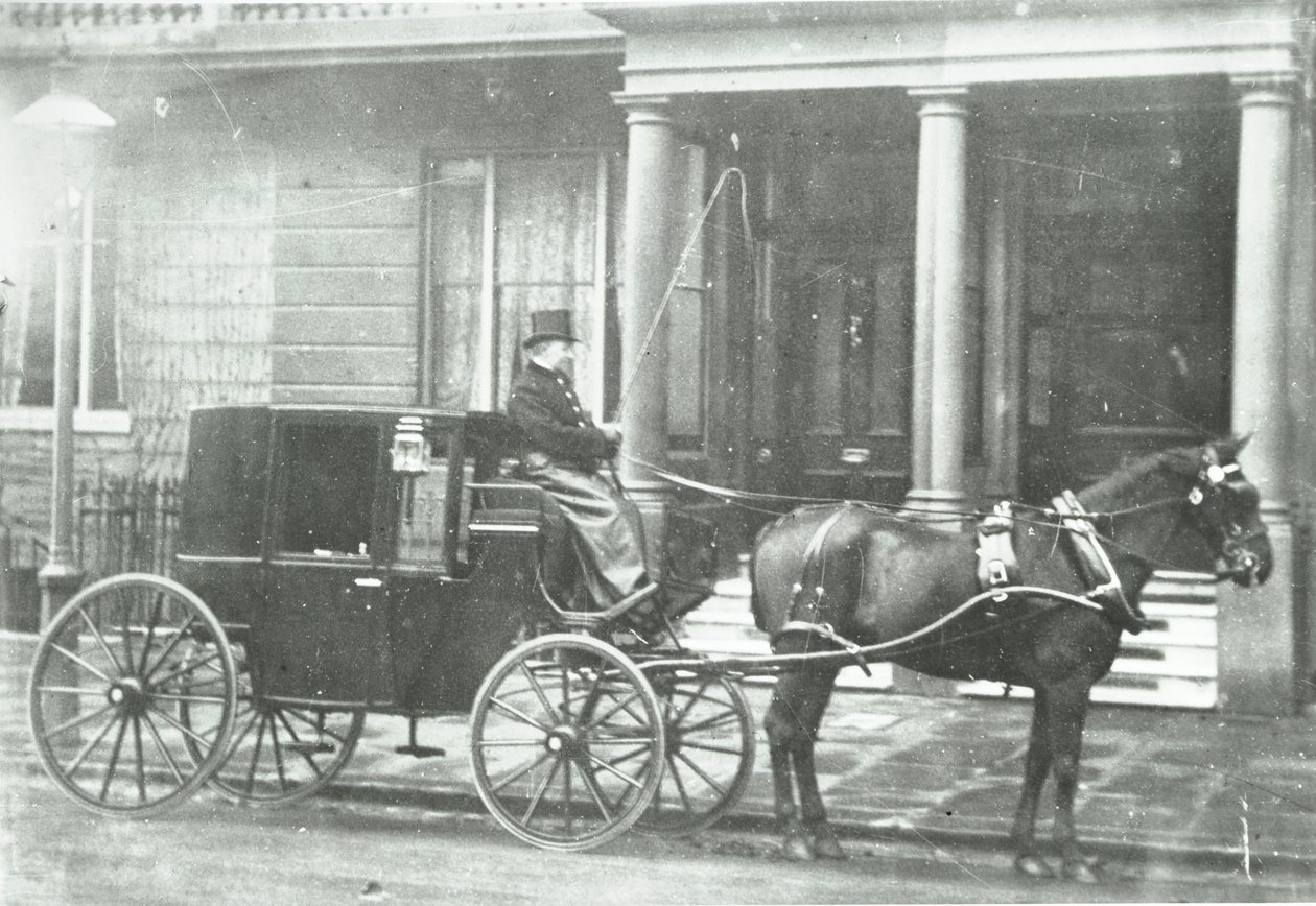 Pferdekutsche, 1890 von English Photographer