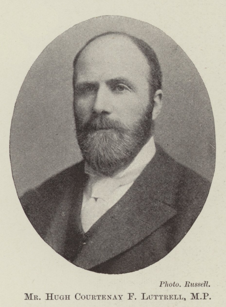 Mr. Hugh Courtenay F. Luttrell, MP von English Photographer