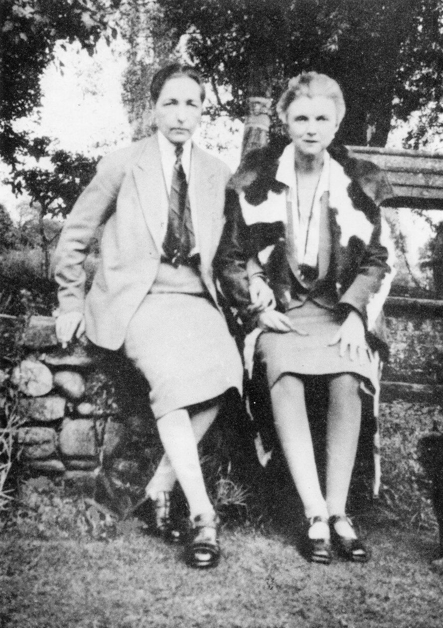 Radclyffe Hall und Una Vincenzo von English Photographer