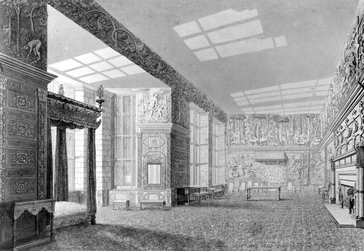 The High Great Chamber, Hardwick Hall von English Photographer