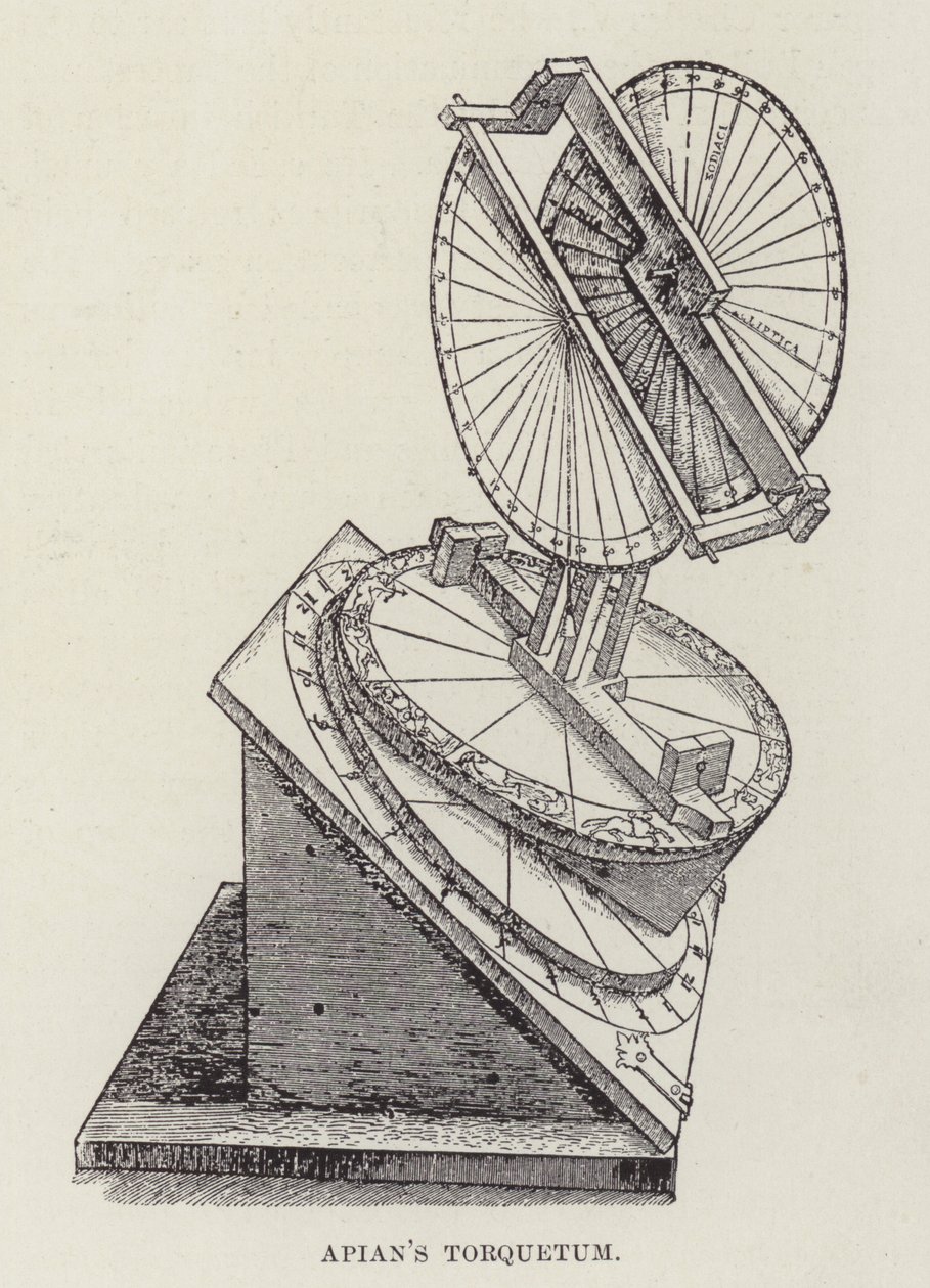 Apians Torquetum (Lithografie) von English School