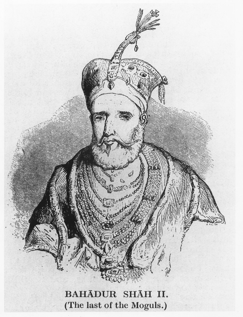 Bahadur Shah II von English School