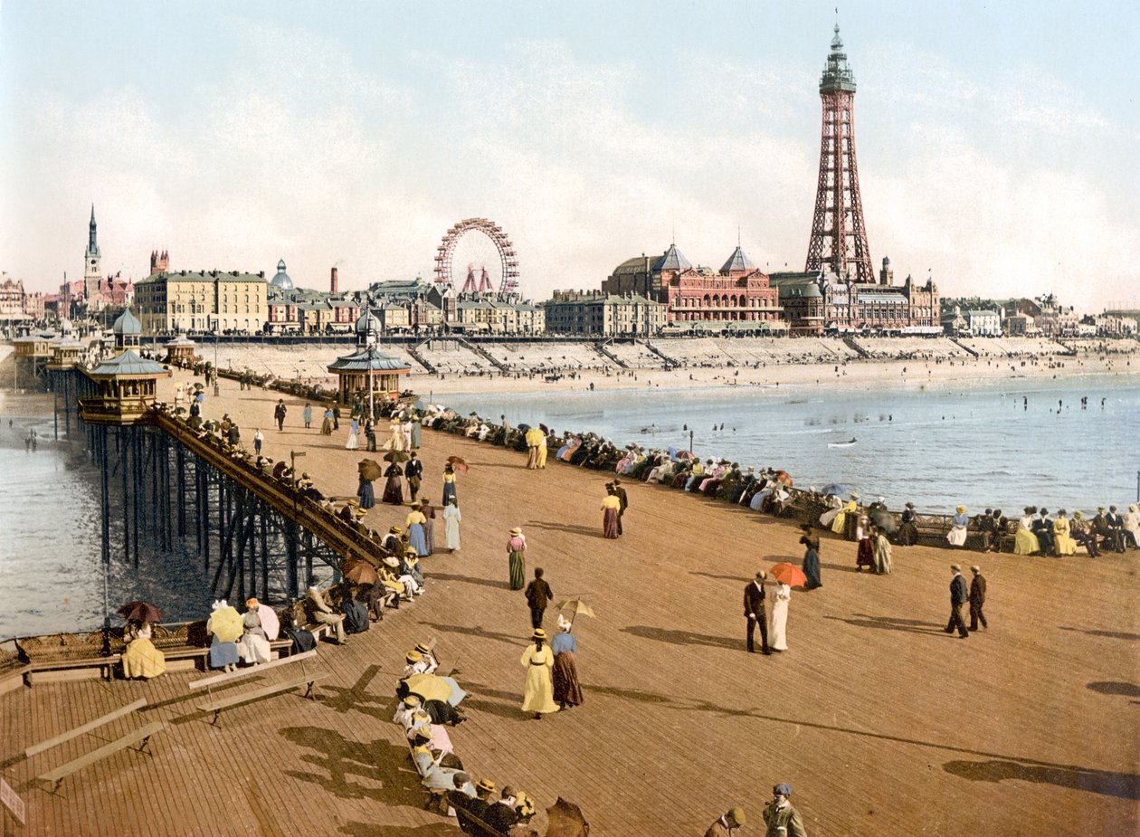 Blackpool vom Nordpier von English School