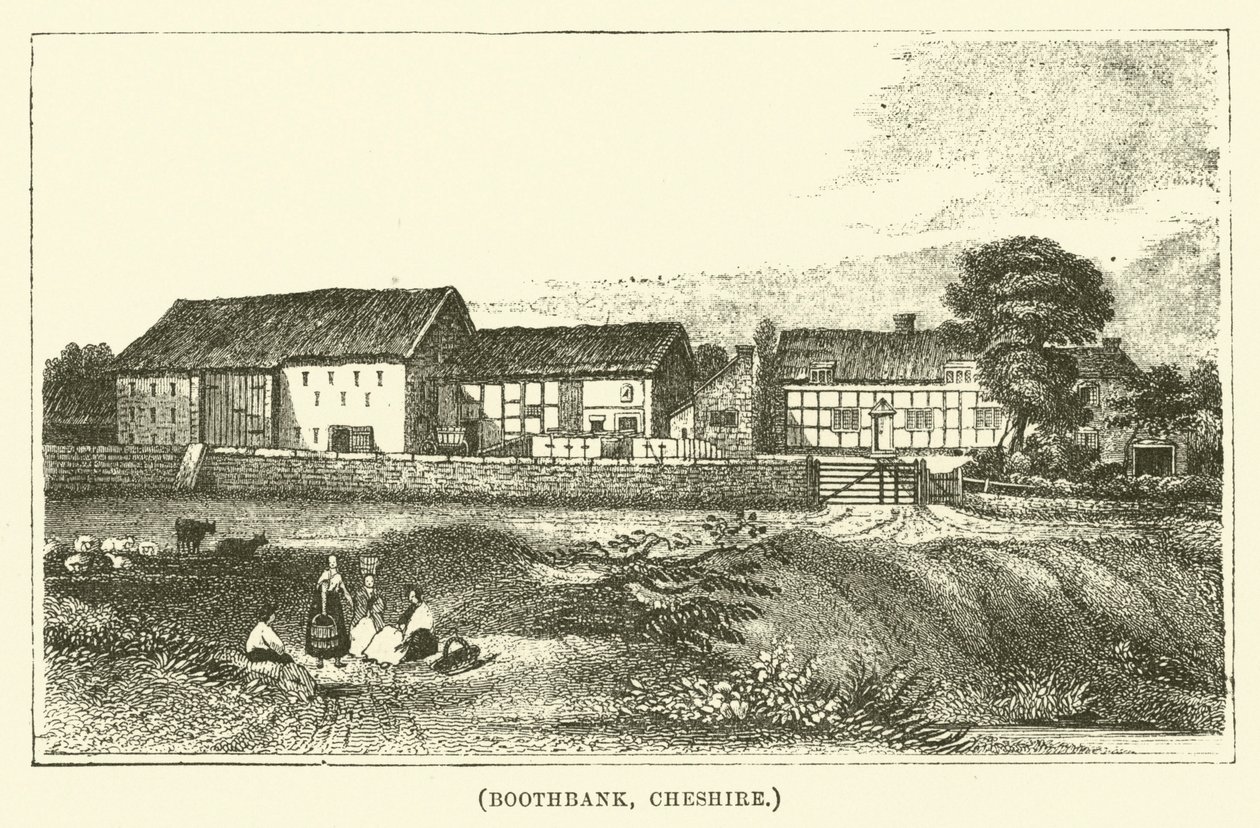Boothbank, Cheshire (Gravur) von English School