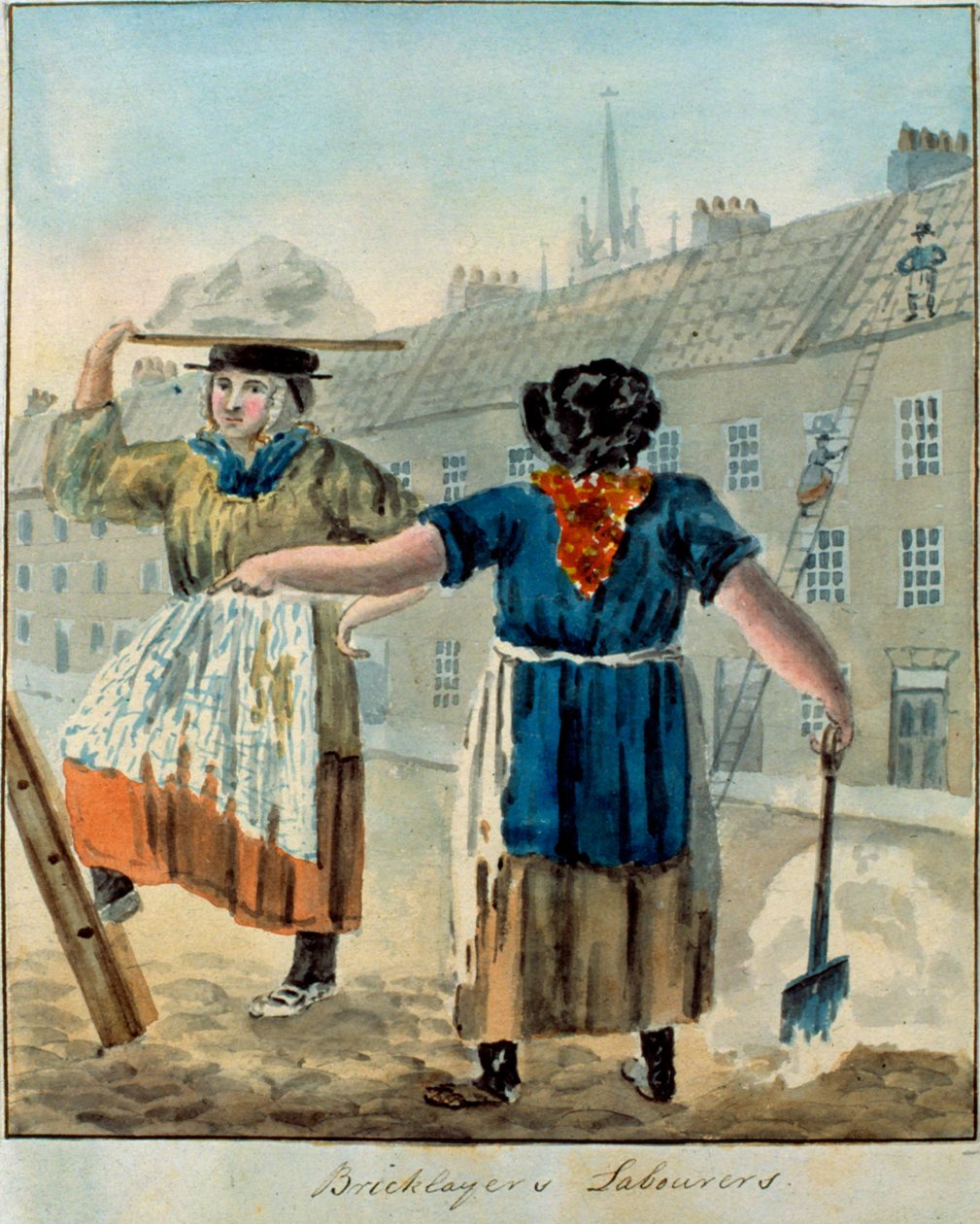 Maurerarbeiter von English School