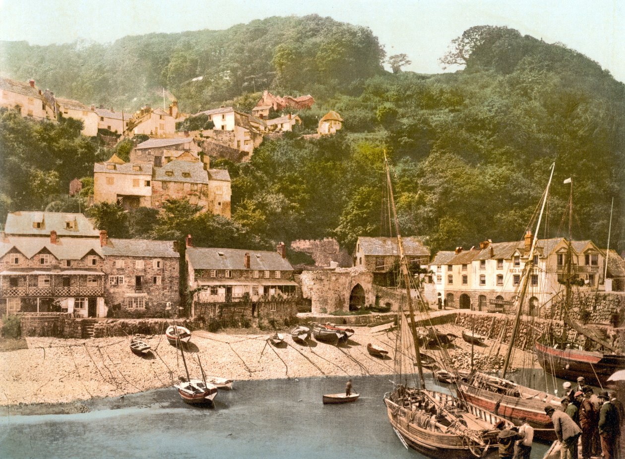 Clovelly Hafen von English School