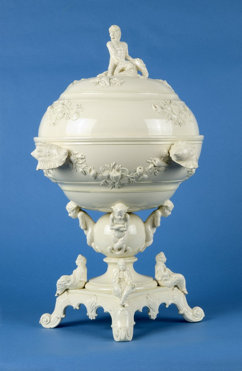 Cocklepot auf Ständer, Leeds, ca. 1790 von English School