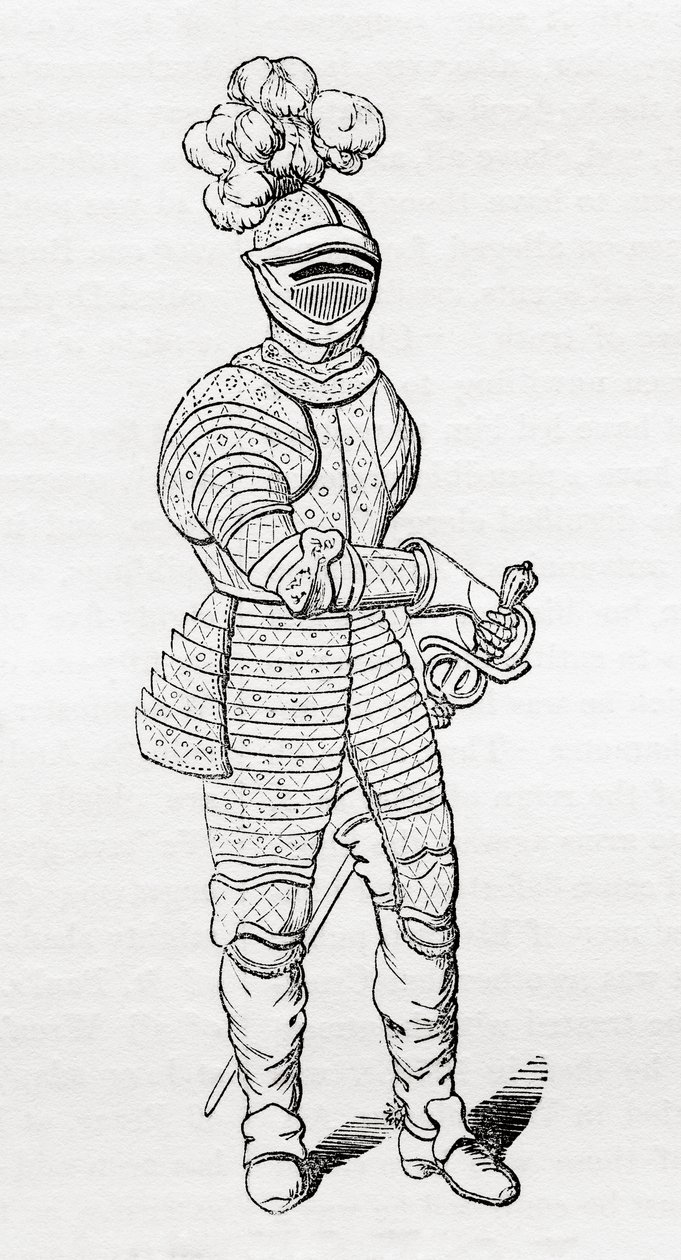 Ein Kürassier von English School