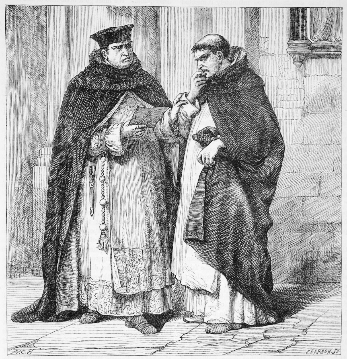 Dominikanermönch und Inquisitor von English School