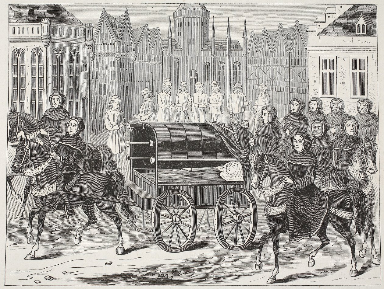 Beerdigung von Richard II von English School