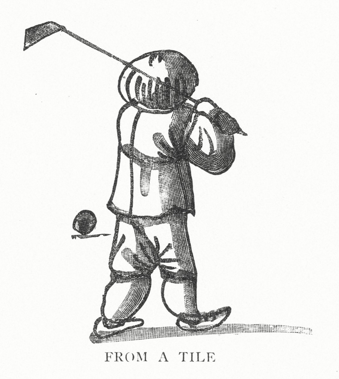 Golf: Von einer Fliese von English School