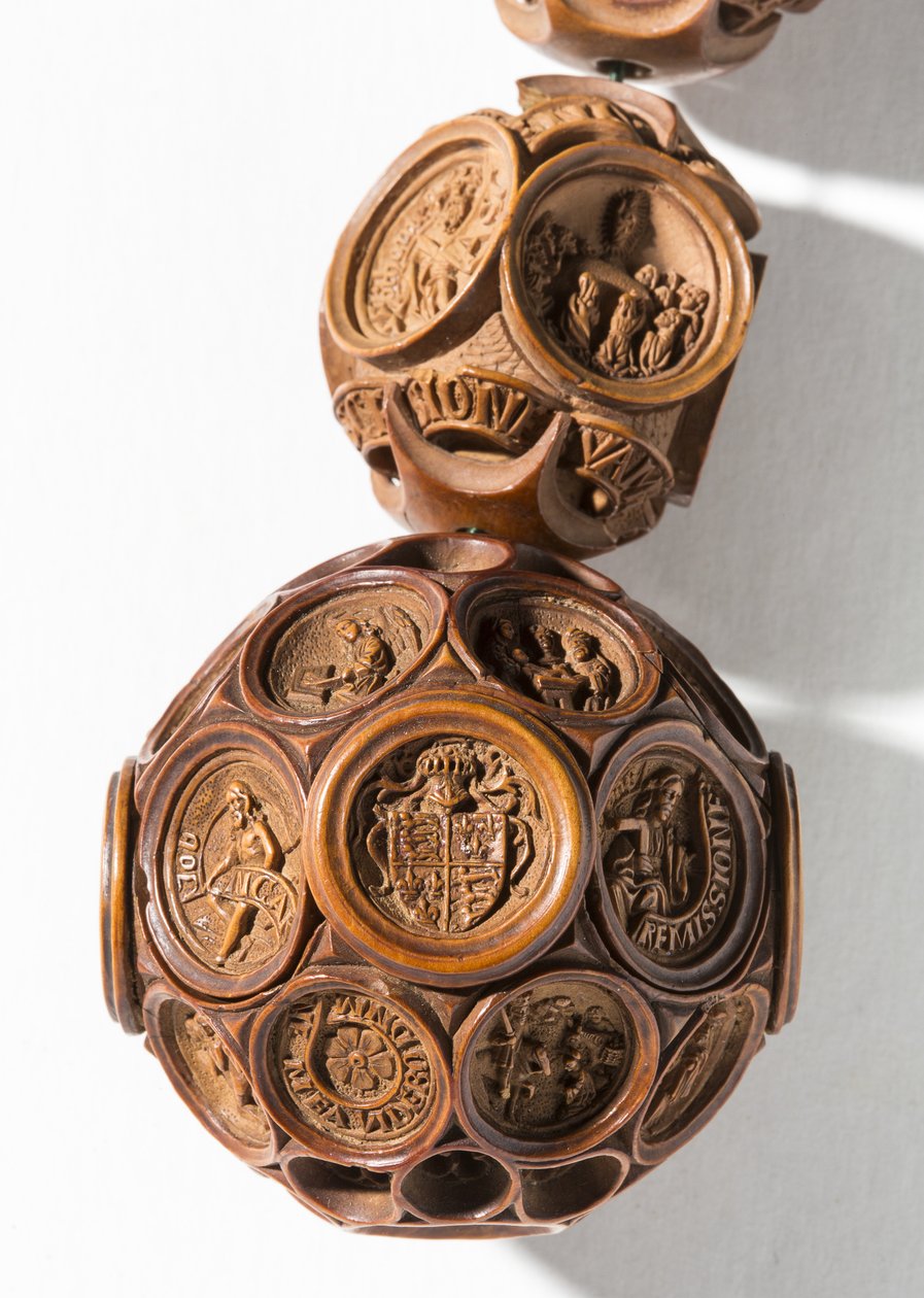 Rosenkranz von Heinrich VIII. (Buchsbaumholz) von English School