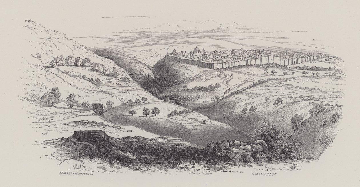 Jerusalem (Gravur) von English School