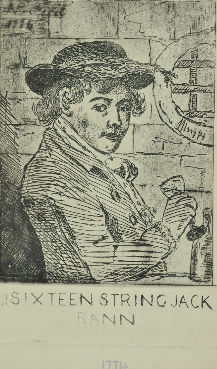 John Rann, Sixteen Strings Jack, 1774 von English School
