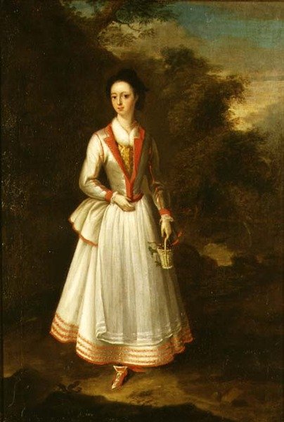 Dame in Reitkleidung von English School