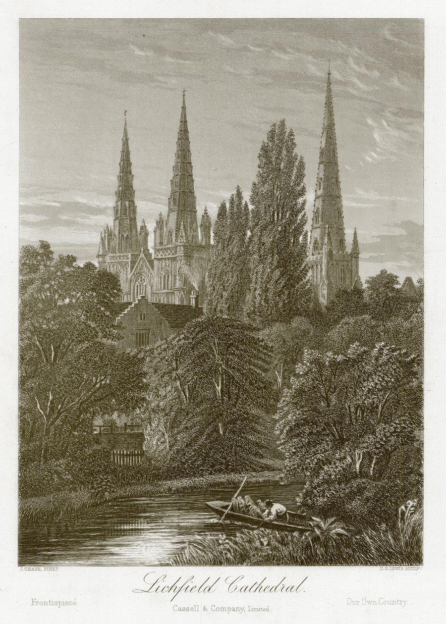 Kathedrale von Lichfield von English School