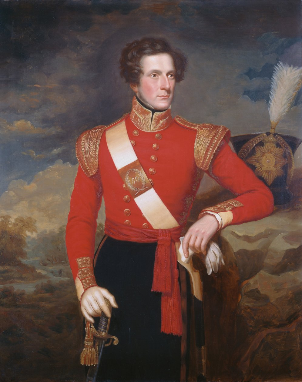 Leutnant Robert Hay (1813-46) ca. 1838 von English School