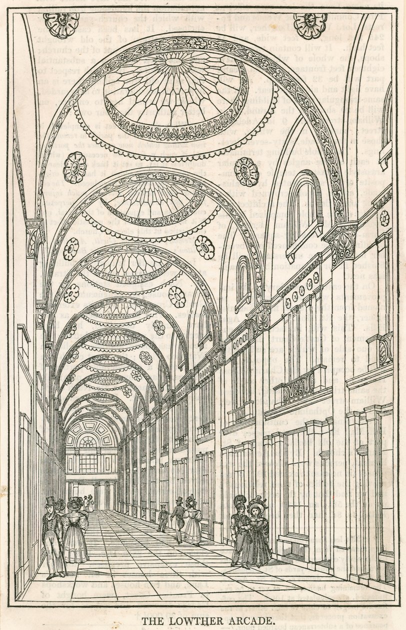 Lowther Arcade, Strand, London von English School