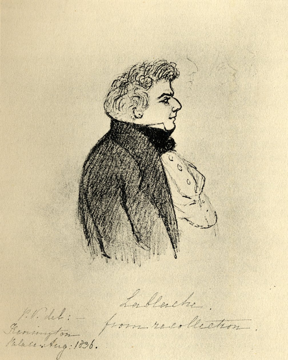 Luigi Lablache (1784-1858) (Stich) von English School