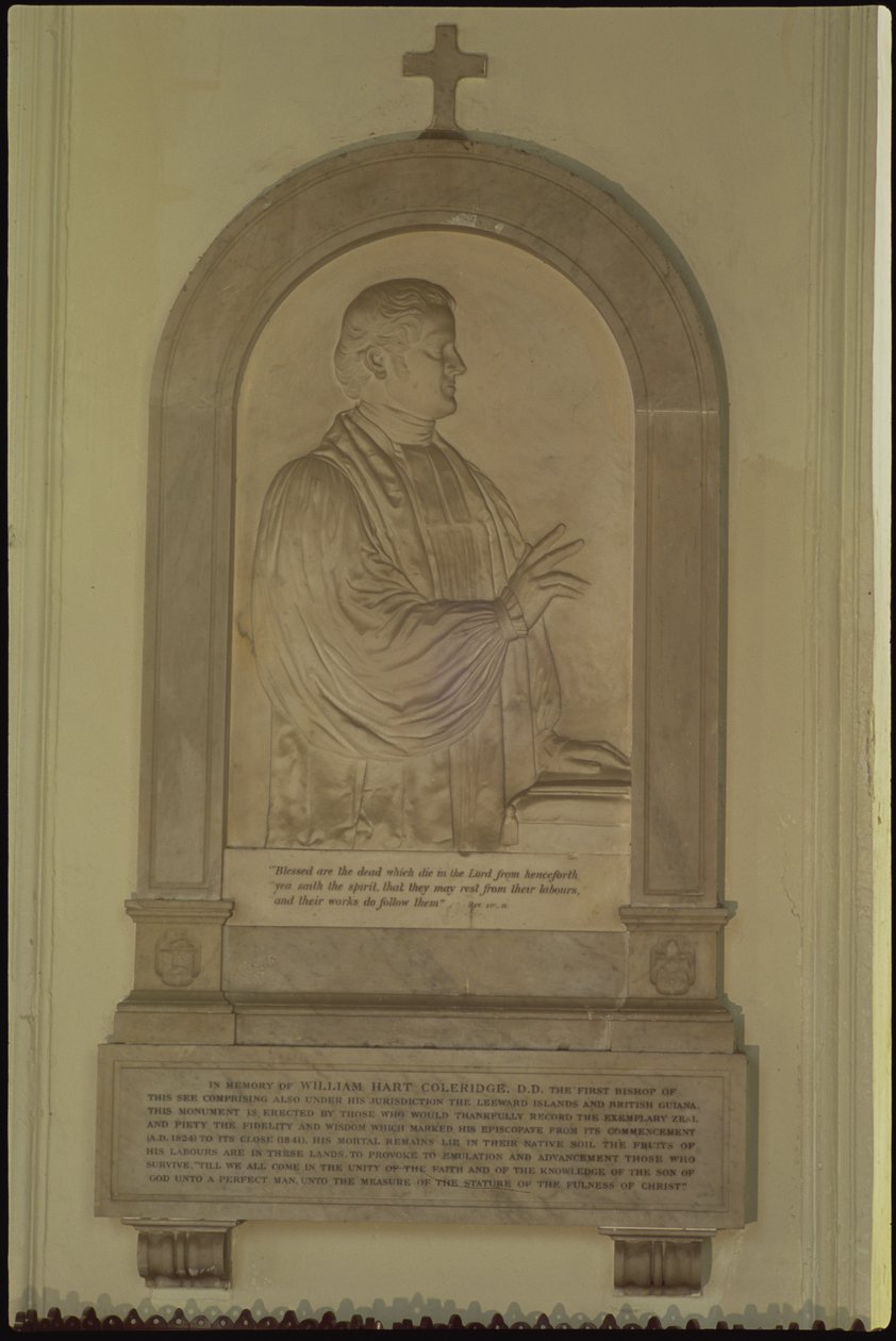 Denkmal für William Hart Coleridge von English School