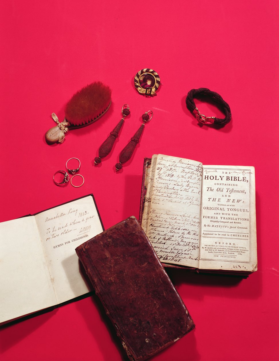 Persönliche Gegenstände von Lady Byron von English School