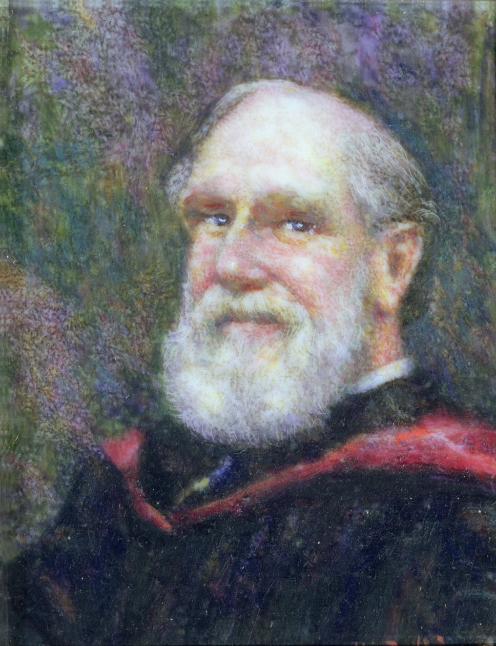 Porträtminiatur von William Odling (1829-1921) von English School