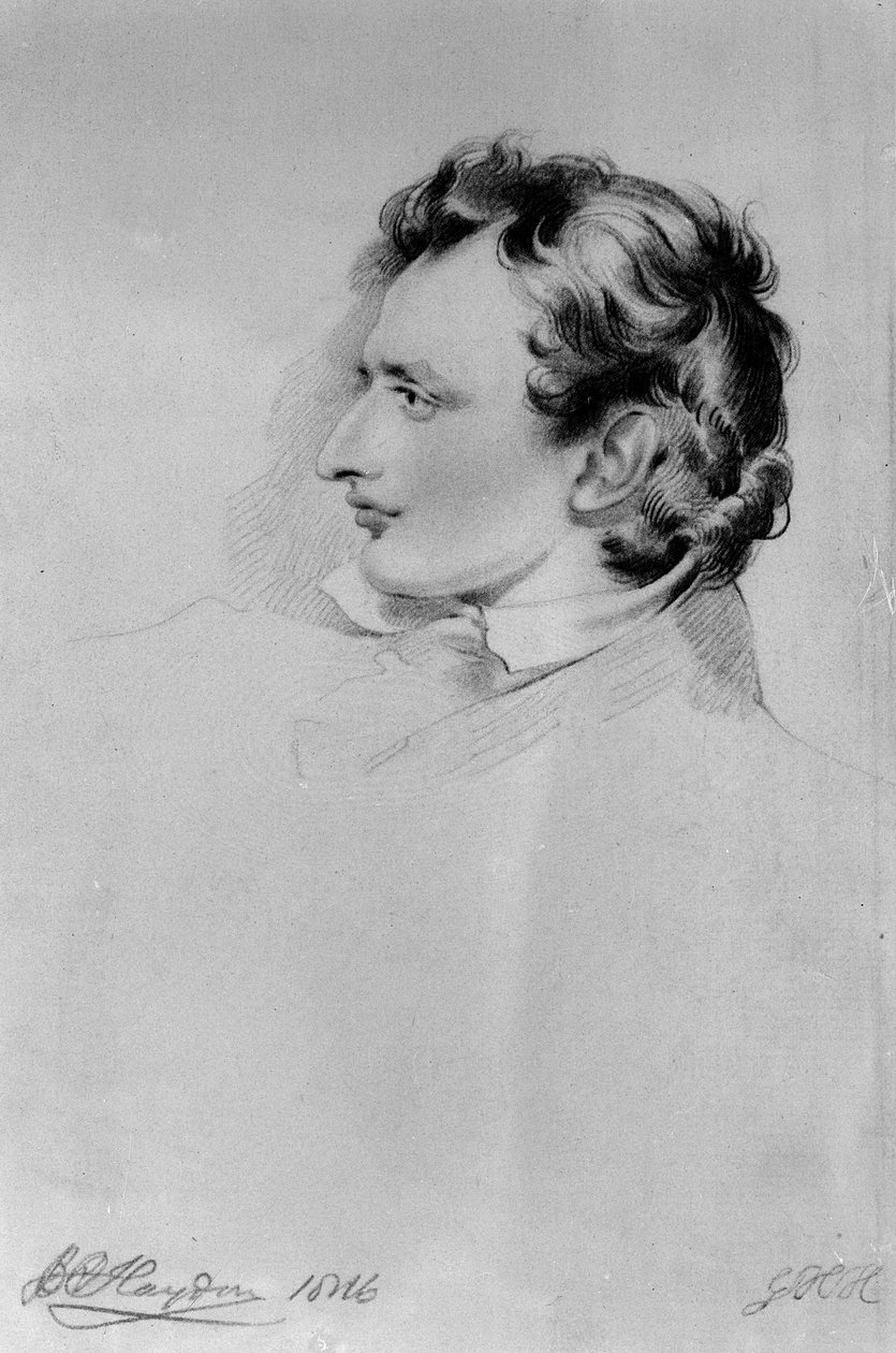 Porträt von Benjamin Robert Haydon von English School