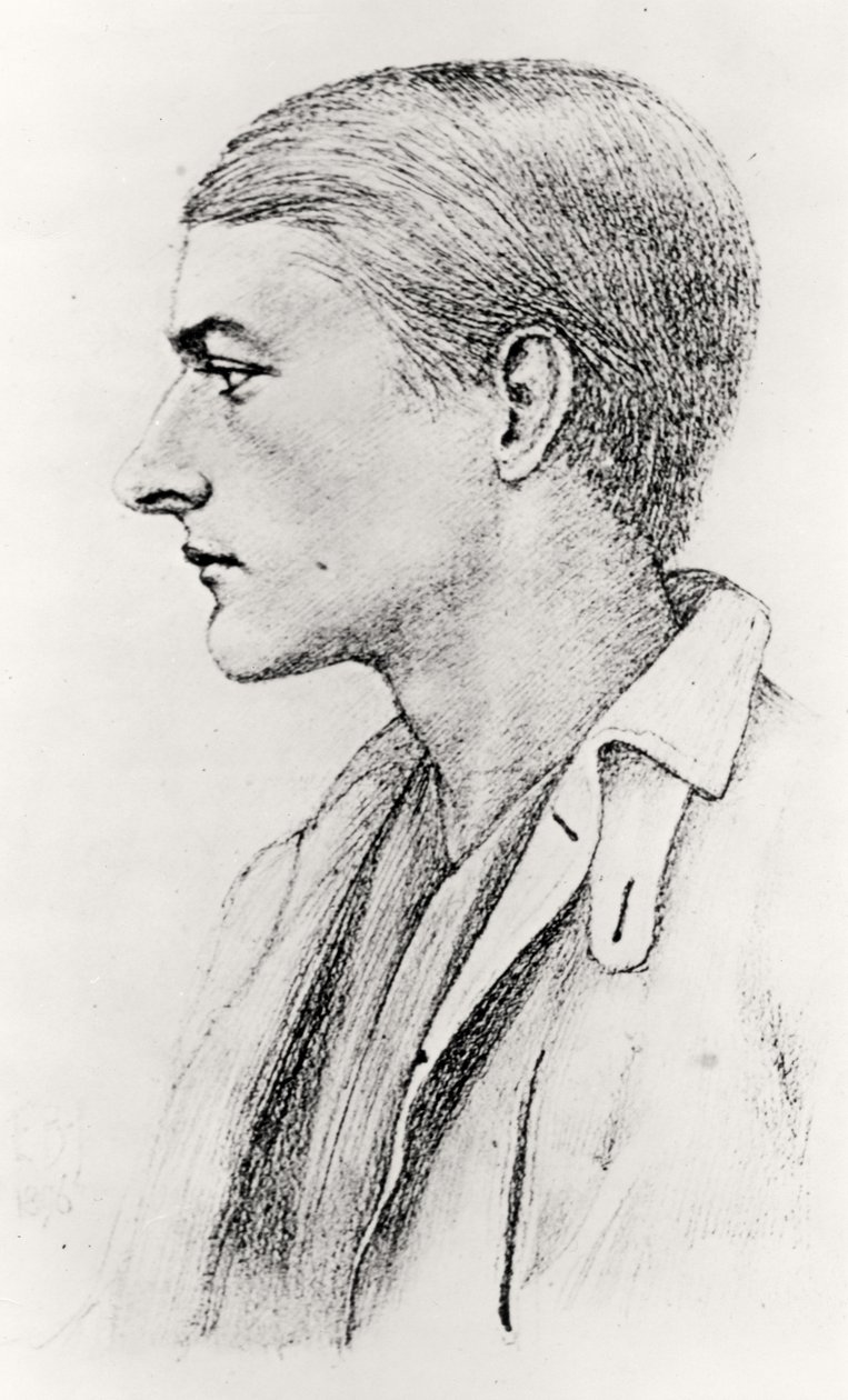 Porträt von Edward Fitzgerald von English School