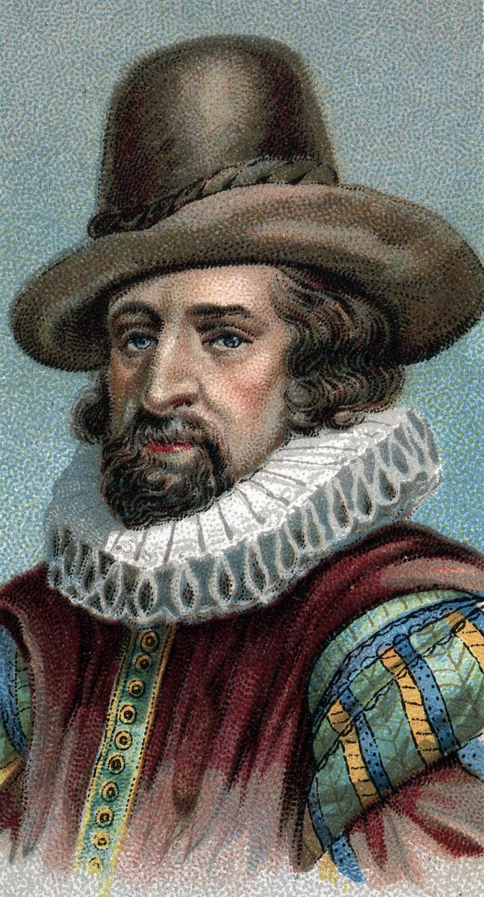 Porträt von Francis Bacon (London) von English School