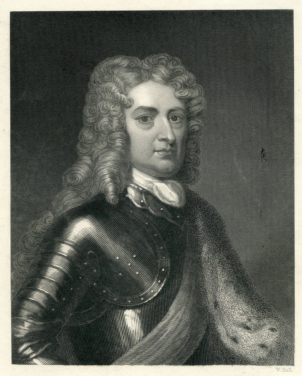Porträt von John Churchill von English School