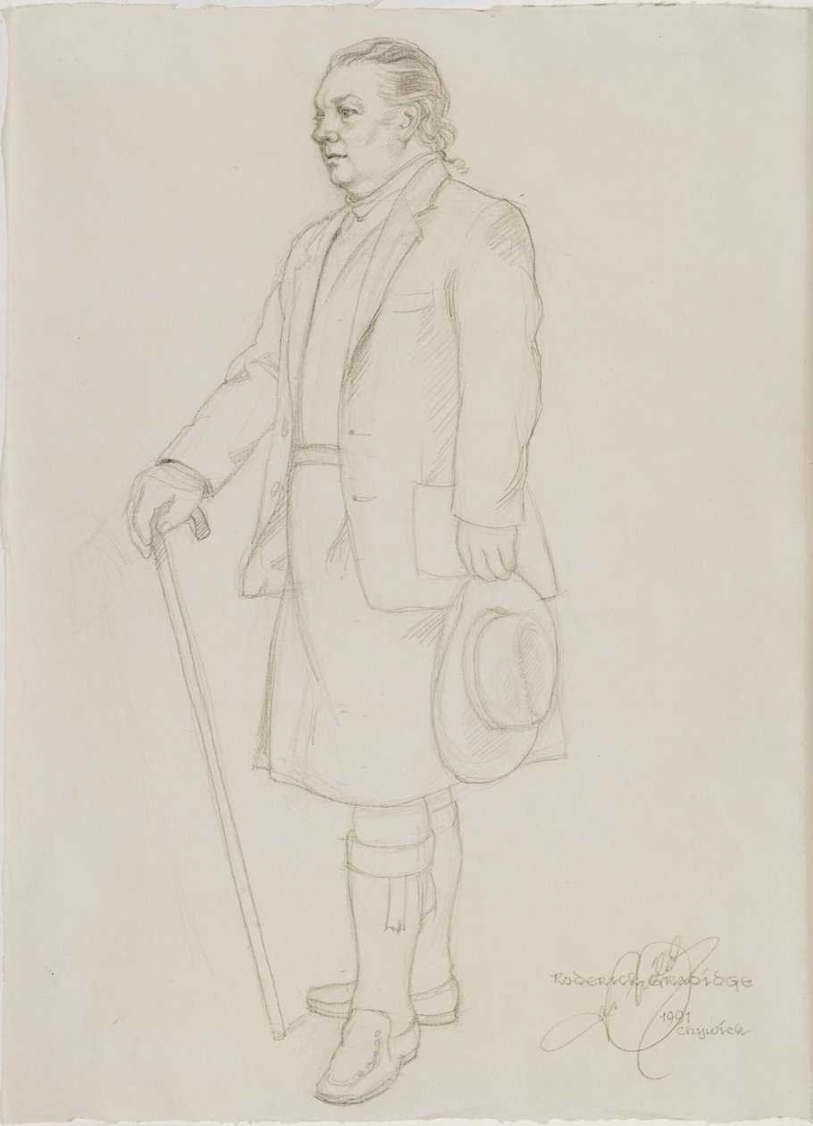Porträt von Roderick Gradidge von English School