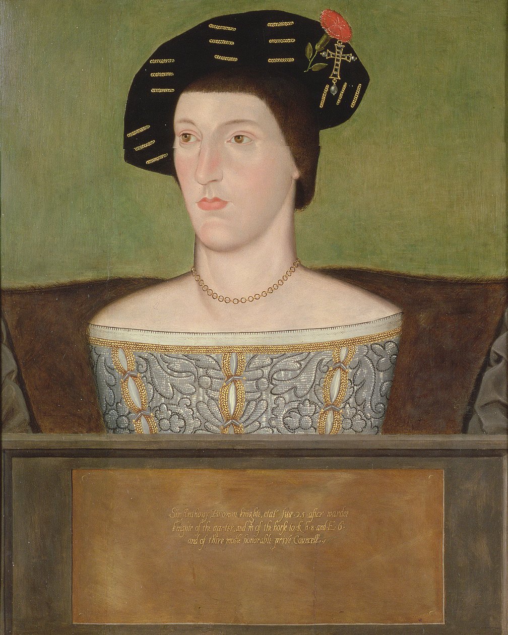 Porträt von Sir Anthony Browne von English School