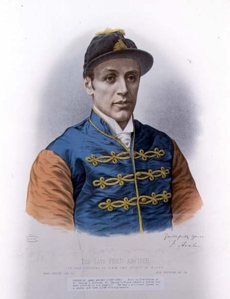 Porträt von Fred Archer von English School